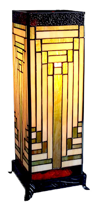 Tiffany Art Deco Large Square Lamp